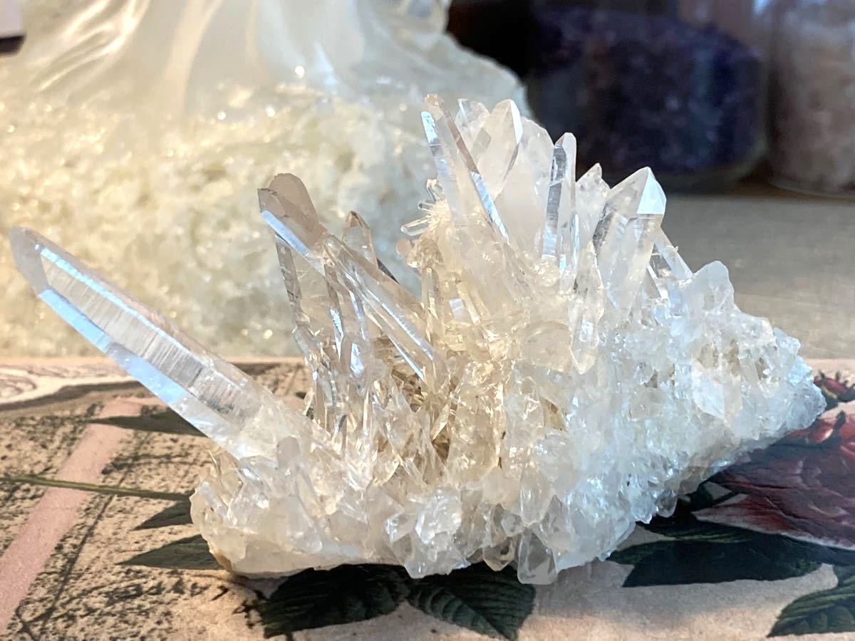 レーザークォーツクラスター、インド・バシール産、水晶 | befoods.cl