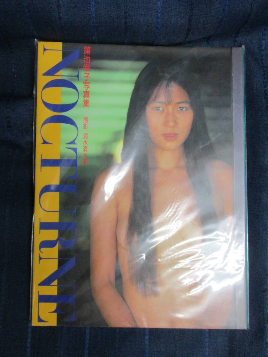 C3-94 送料無料 貴重！！［蒲池幸子 写真集］NOCTURNE 坂井泉水 ZARD