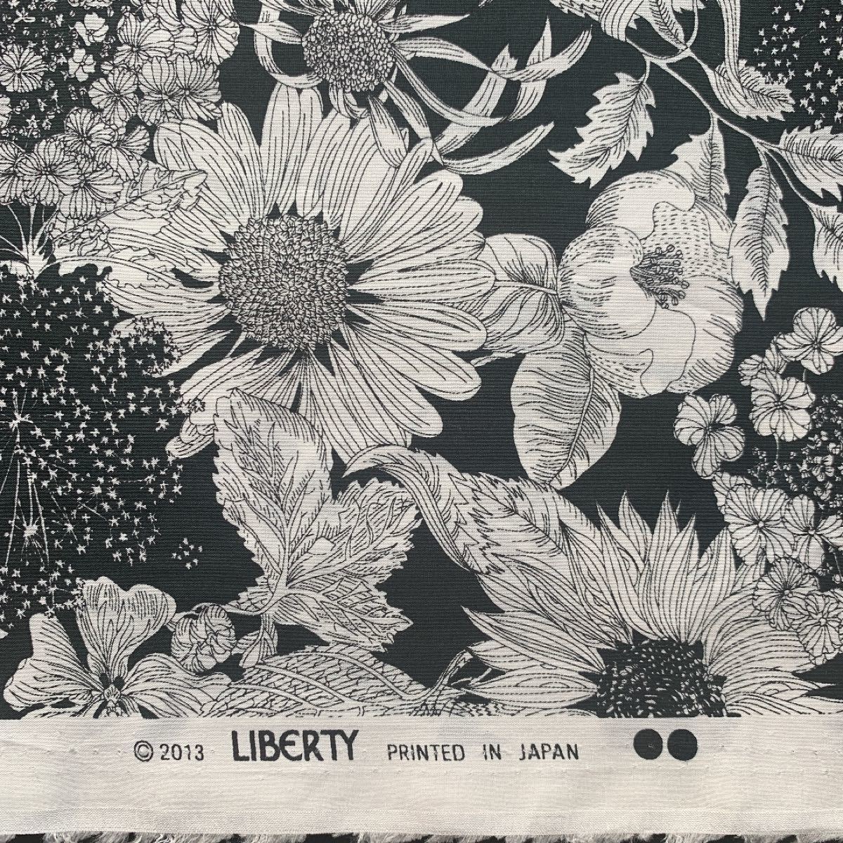 LIBERTY リバティプリント タナローン スウィム・ダンクレア　ブラック