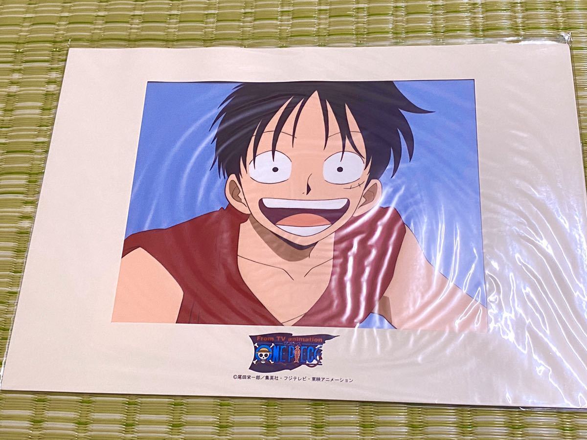 希少 未開封 入手困難★ワンピース one piece★ルフィ★複製セル画 原画★B