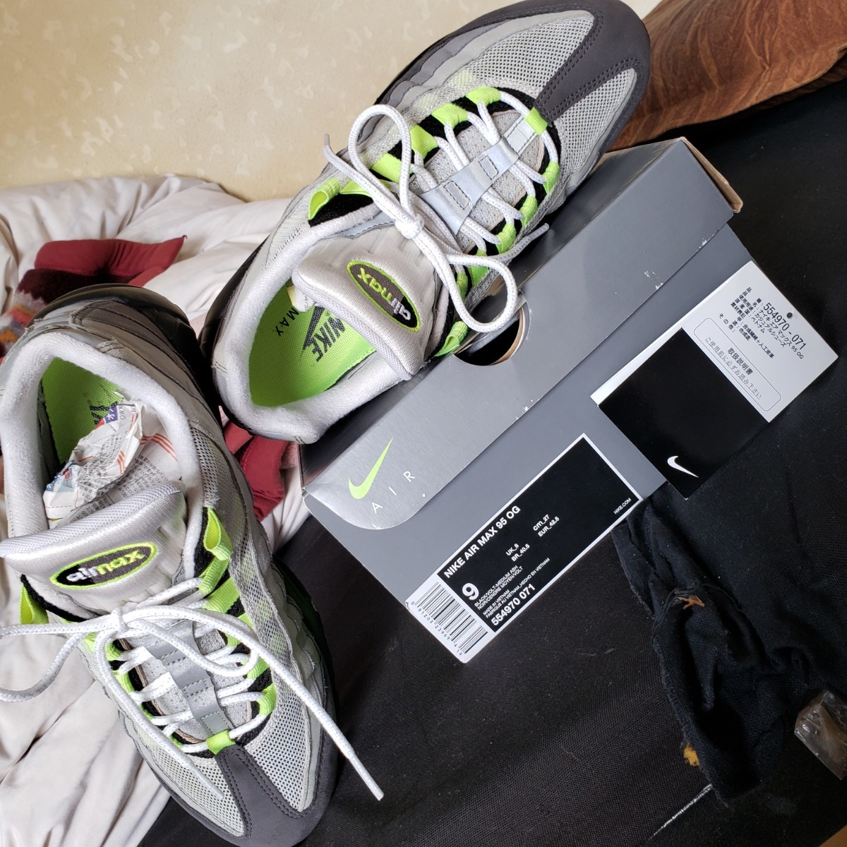 元箱タグ付 NIKE ナイキ AIRMAX エア マックス 95 OG 2018年 元箱タグ付 NIKE ナイキ AIRMAX エア マックス 95 OG 2018年