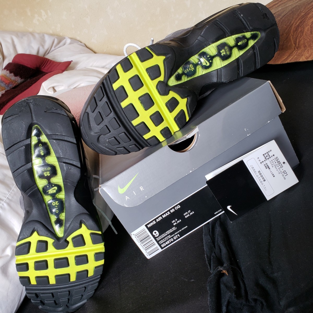 元箱タグ付 NIKE ナイキ AIRMAX エア マックス 95 OG 2018年 元箱タグ付 NIKE ナイキ AIRMAX エア マックス 95 OG 2018年
