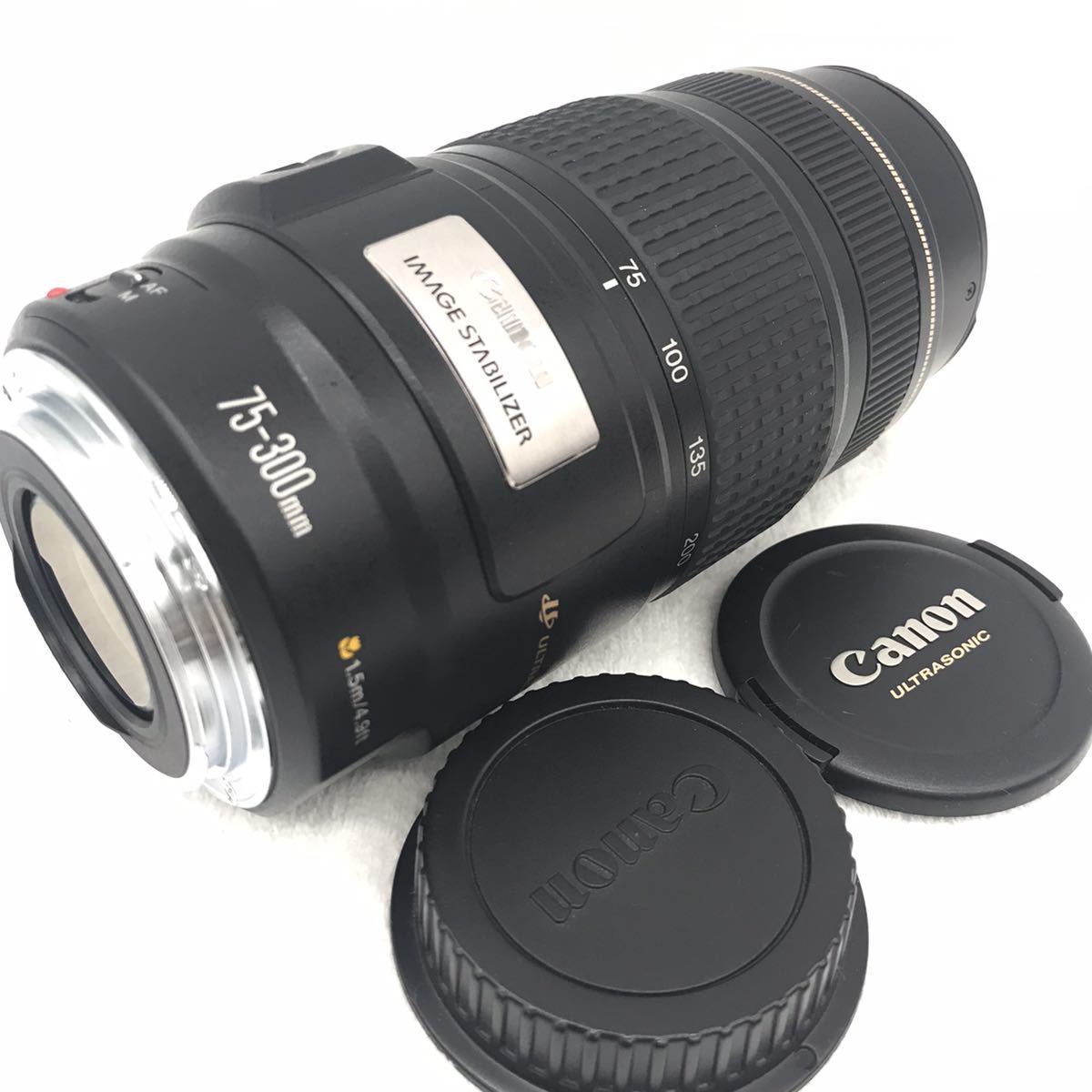 動作OK手ぶれ補正付望遠レンズ Canon EF75-300mm IS USM bpbd