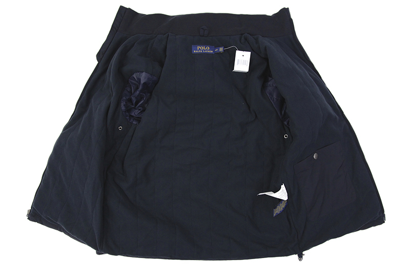 新品 アウトレット 2596 XL フリース ライニング ウインドブレーカー ジャケット polo ralph lauren ポロ ラルフ ローレン 紺_画像6