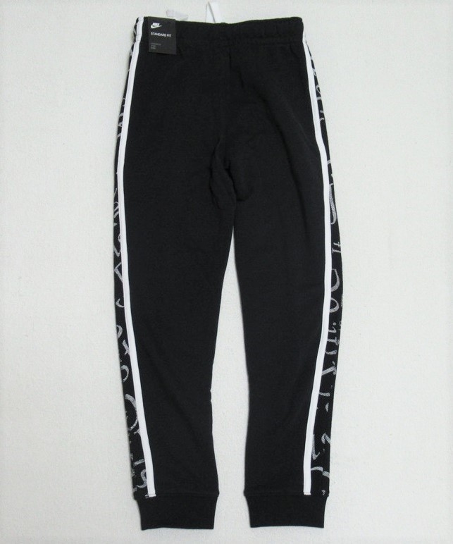 NIIE JDI YTH футболка брюки выставить белый 150 Nike тренировочные брюки джерси верх и низ в комплекте чёрный черный JUST DO IT AA8780-010 CJ7839-010