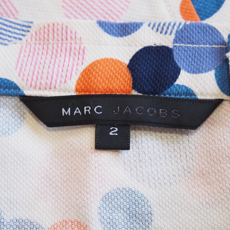 MARC JACOBS マークジェイコブス マルチドットプリント フレアスカート_画像5