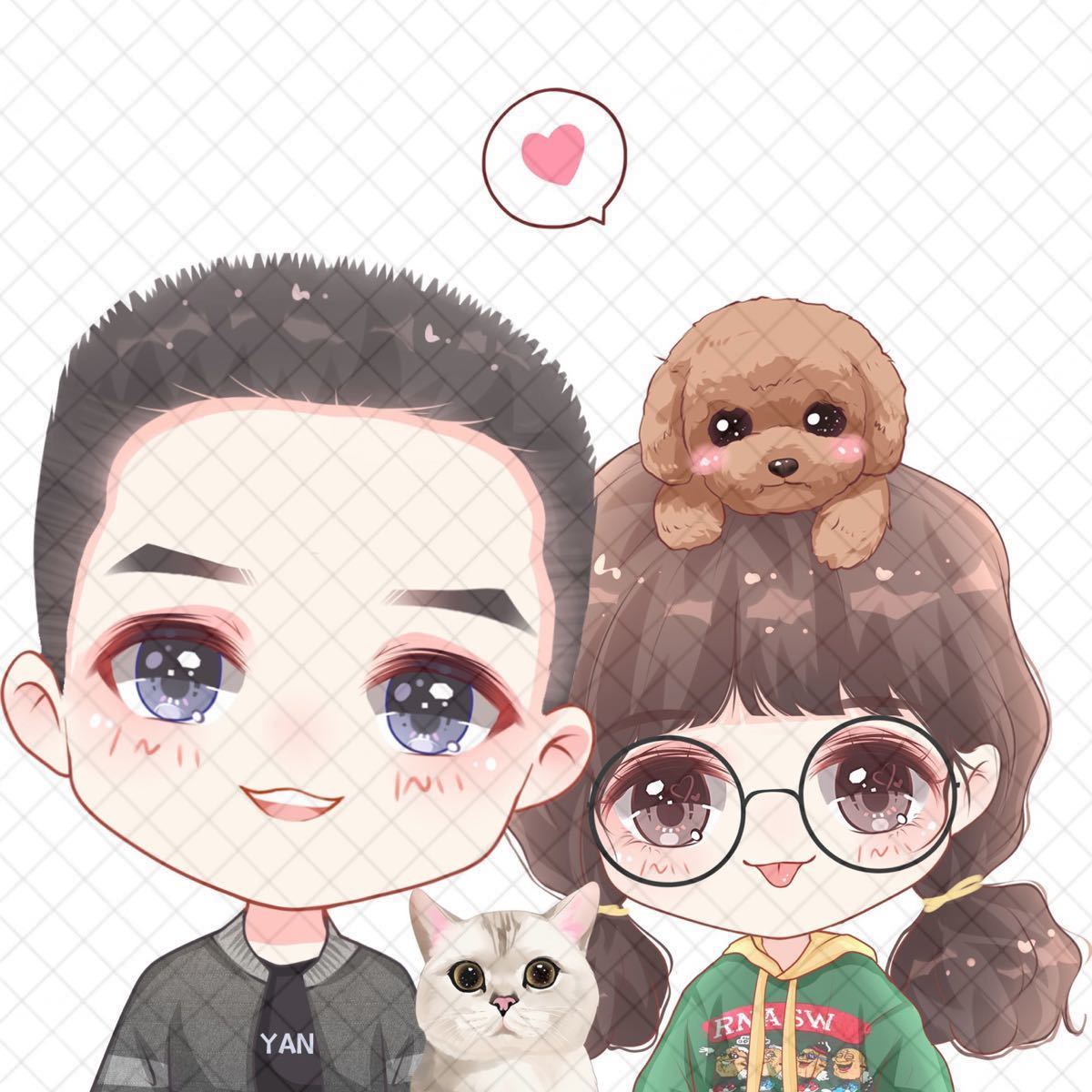 Paypayフリマ イラストオーダー 似顔絵 夢絵 デフォルメ ちびキャラ Paypayフリマ イラストオーダー 似顔絵 夢絵 デフォルメ ちびキャラ