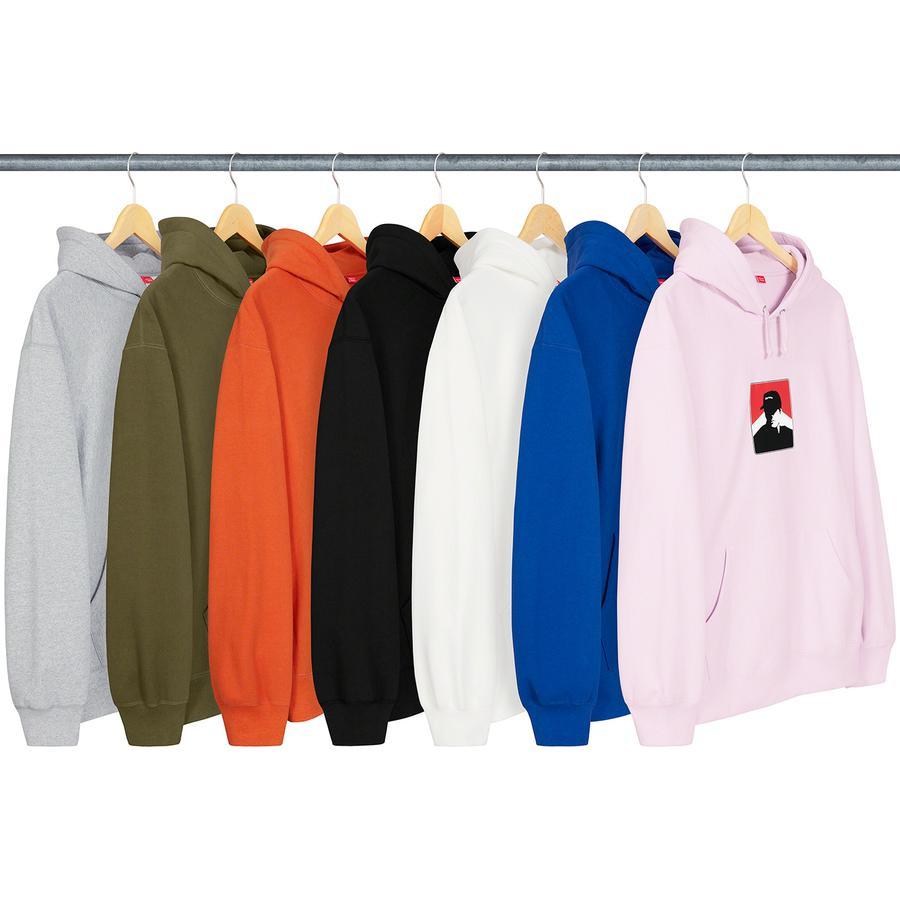 Supreme スウェットパーカー Mサイズ国内正規新品portrait hooded sweatshirtフードパーカーOliveシュプリーム2020AWスエット ボックスロゴ_画像2