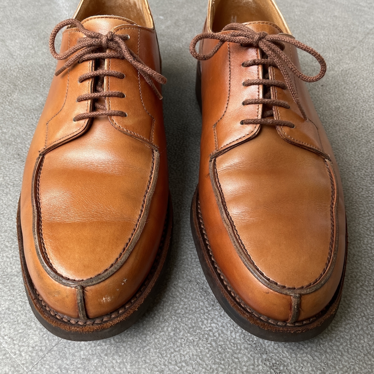 【最終価格】CROCKETT&JONES、クロケット&ジョーンズ、モールトン、MORETON、6 1/2E、ラスト：292、Uチップ、リッジウェイソール、英国靴_画像7