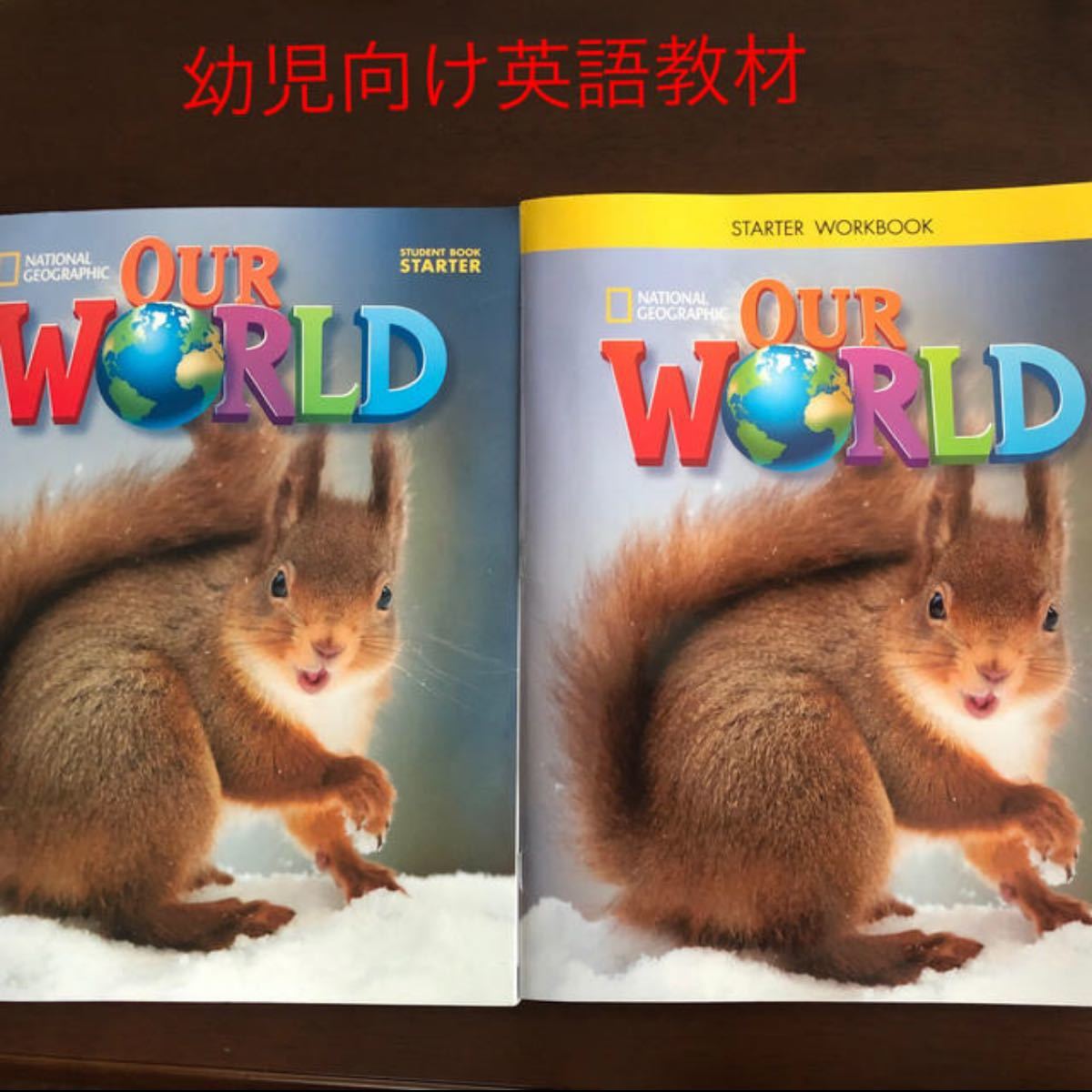 英語  初級  テキスト  our world  幼児  小学生