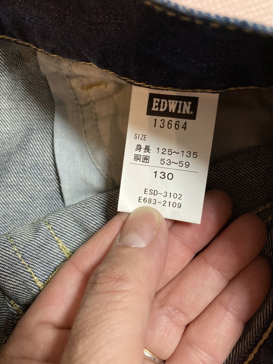 エドウィン ハーフパンツ　130センチ ボトムス キッズ　ジュニア　男の子　半ズボン　デニムパンツ EDWIN J403