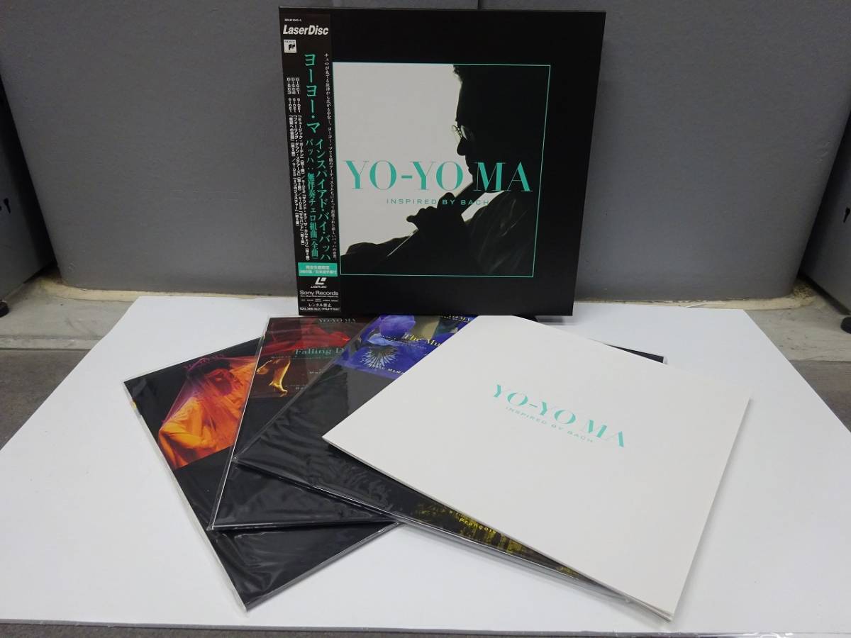 * unopened * laser disk 3 sheets set /yo-yo-*maYO-YO MA Inspire do*ba is ( less .. contrabass Kumikyoku all bending )[ obi * booklet attaching ]AK0049