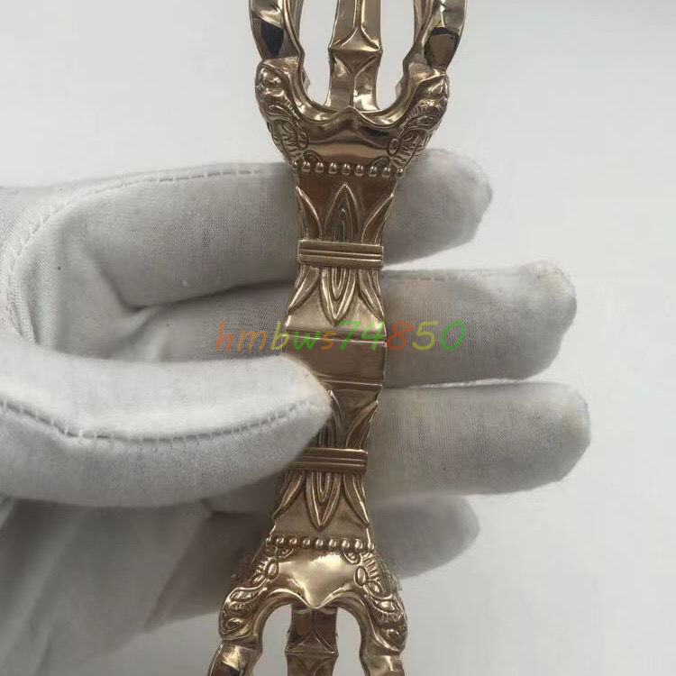 密教法具 寺院仏具」真言宗 烏枢沙摩明王 金剛五鈷杵 仏具 銅製 密教法具 寺院仏具」真言宗 烏枢沙摩明王 金剛五鈷杵 仏具 銅製