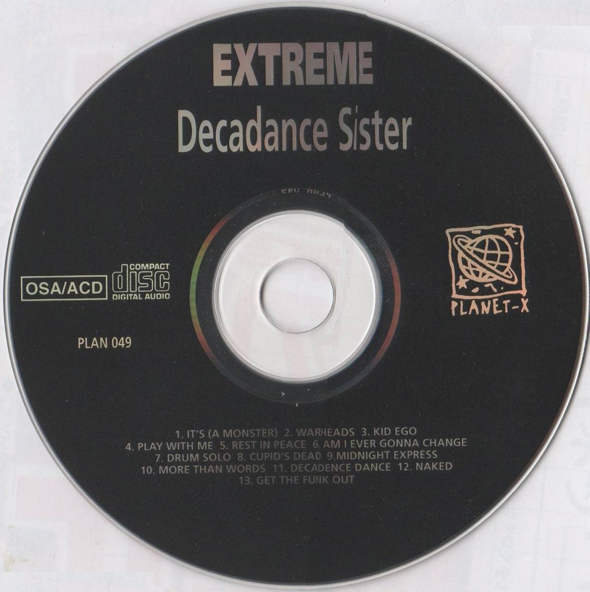 LIVE CD3枚 EXTREME HIP TODAY,HERE TOMORROW & REST IN PEACE & DECADENCE SISTER_画像4