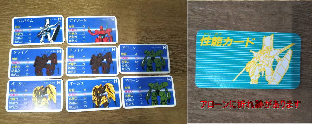 【中古】★チップ１つ欠品　「重戦機エルガイム　コンピューター・ウォーゲーム」バンダイ　ボードゲーム_画像8