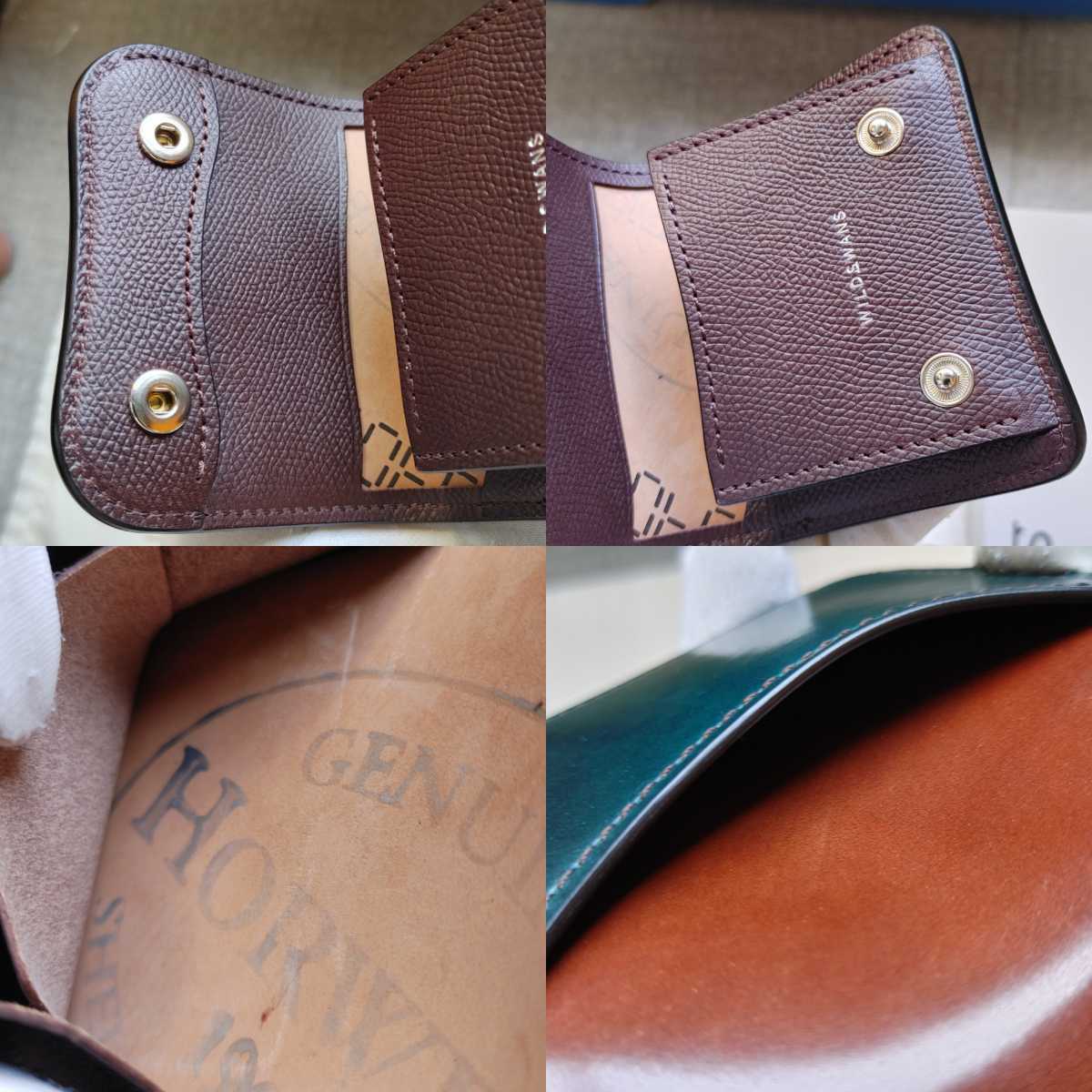 新品!交渉可!シェルコードバン,グリーン,No4,ブライドル,限定!未使用!パーム,WILDSWANS,ワイルドスワンズ, 新品!交渉可!シェルコードバン,グリーン,No4,ブライドル,限定!未使用!パーム,WILDSWANS,ワイルドスワンズ,