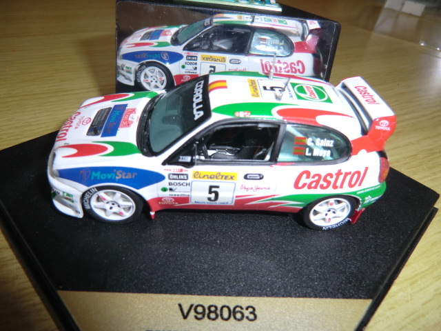 VITESS V98063 1/43 トヨタ TOYOTA COROLLA WRC WINNER MONTE CARLO 1998 C.SAINZ/L.MOYAの画像1