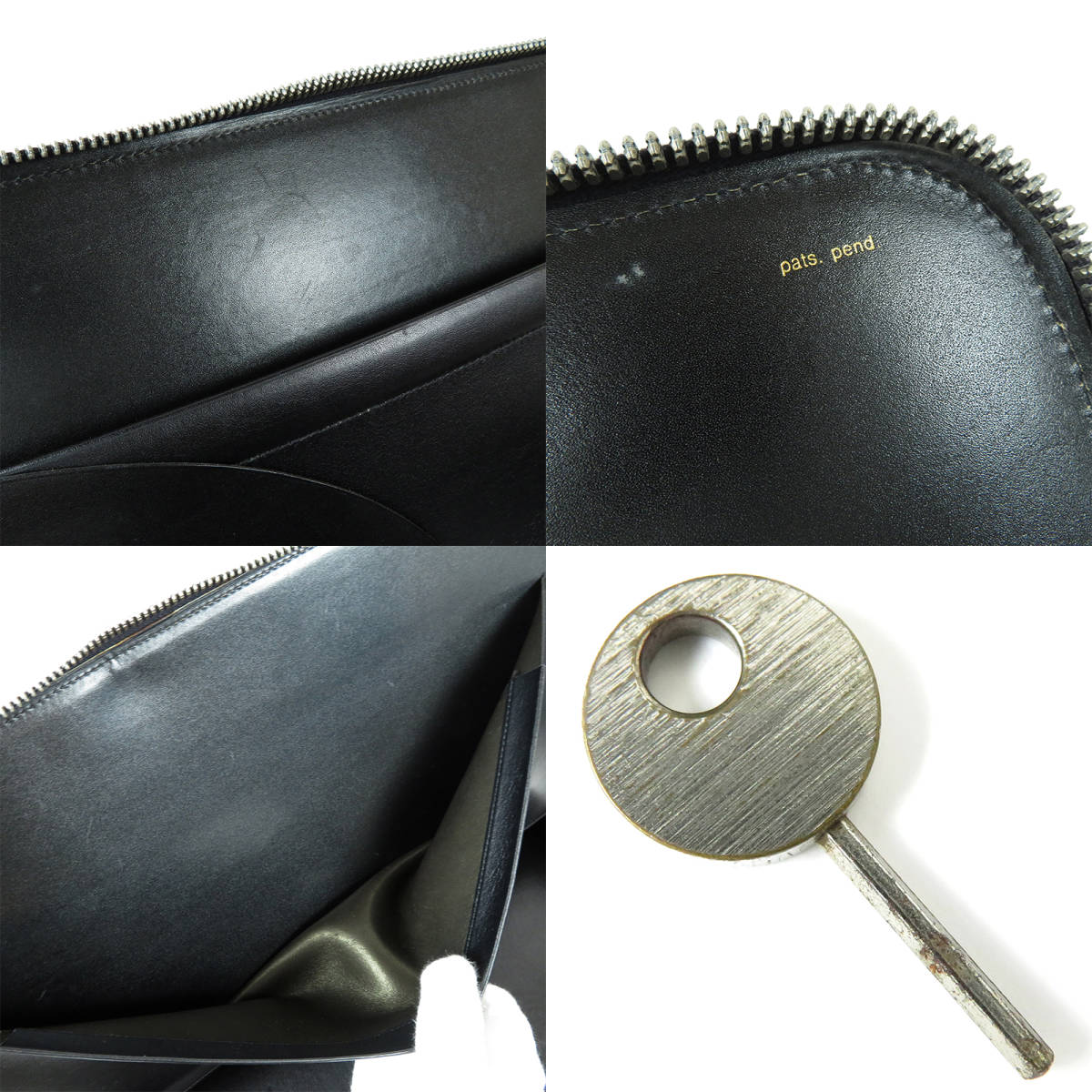  ultra rare Vintage Valextravarek -stroke laPREMIER premi e attache case Elephant leather . leather gray atashe case 