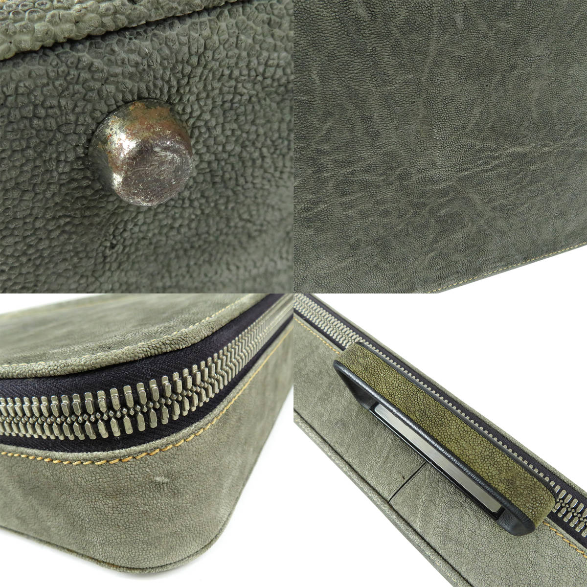  ultra rare Vintage Valextravarek -stroke laPREMIER premi e attache case Elephant leather . leather gray atashe case 