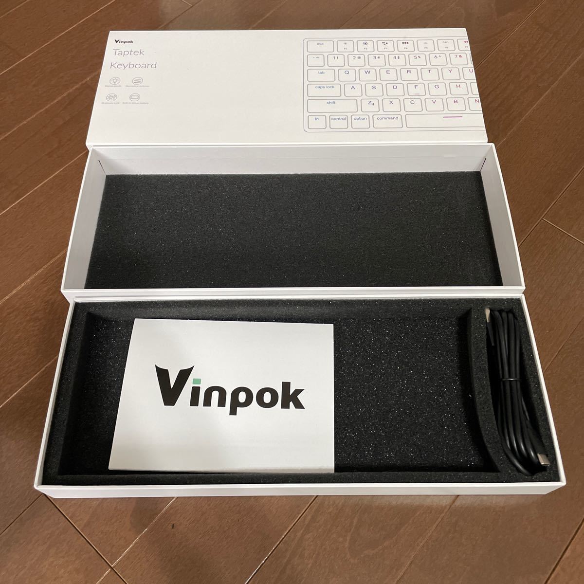 Vinpok Taptek 黒 Mac版 US配列 Bluetoothキーボード