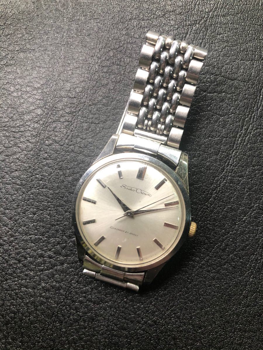SEIKO Crown セイコー・クラウン 21石、稼働品、アンティーク、レア