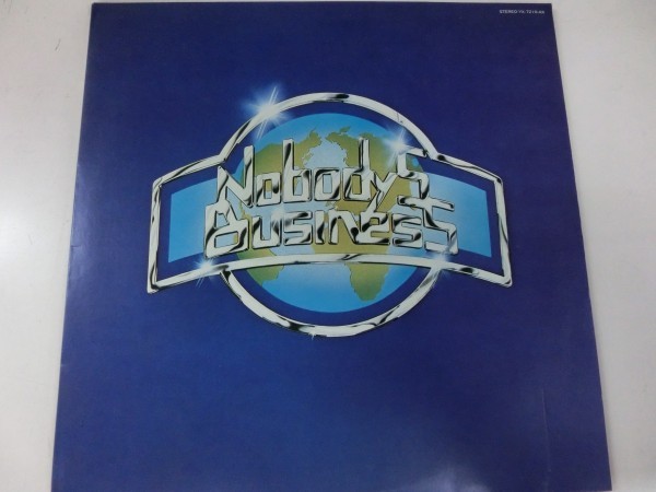 LP / Nobody's Business / 超絶のニュー・マシーン / Columbia / YX-7210-AX / Japan / 1978_画像1