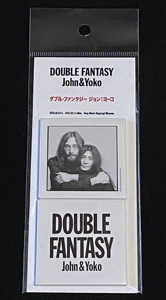 John & Yoko” ダブル・ファンタジー展　マグネットセット ジョン・レノン_画像1