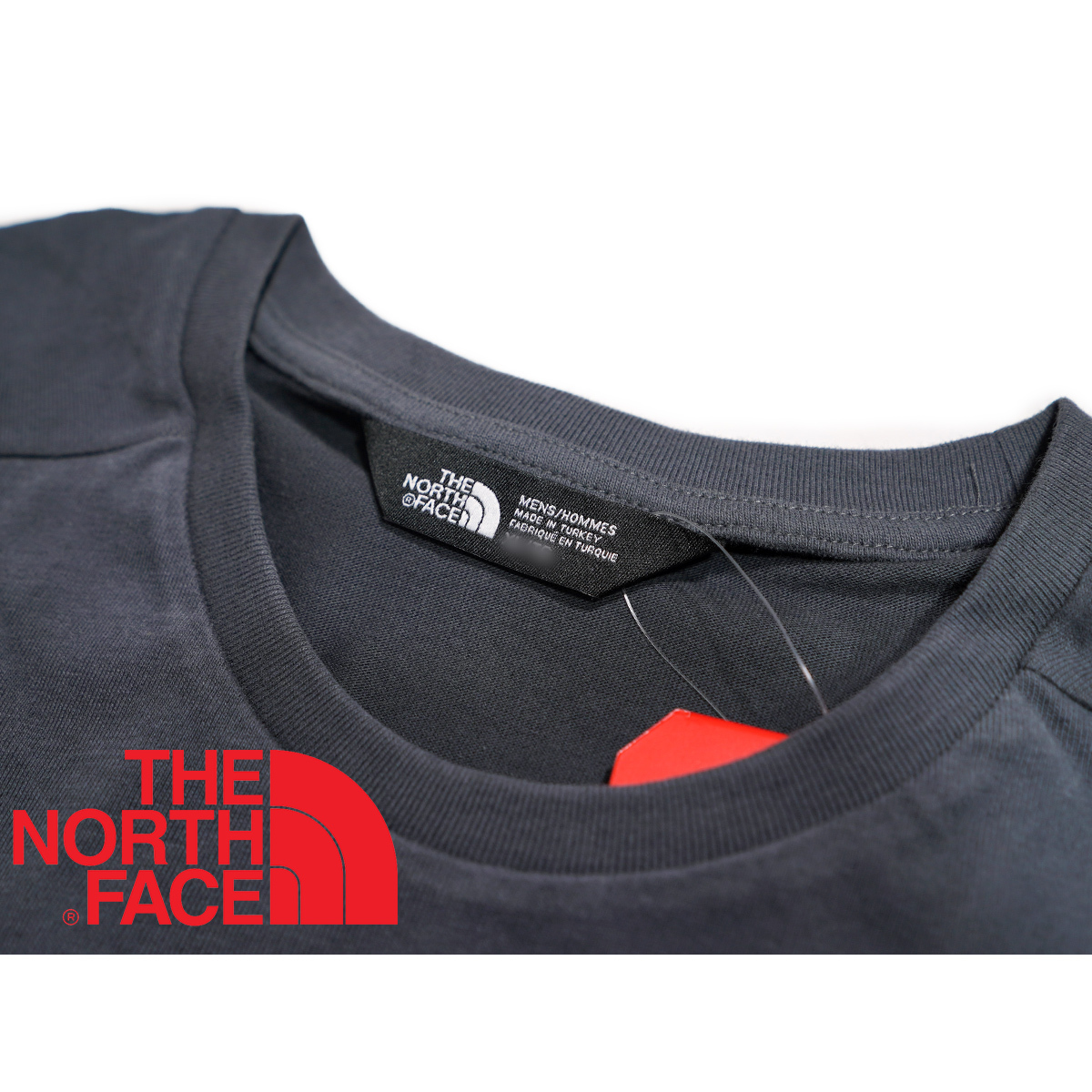 【新品本物 USA購入】THE NORTH FACE ノースフェイス■ Fine 2 Tee SS ■ グレー / XL ■ボックスロゴ Tシャツ 海外限定_画像7