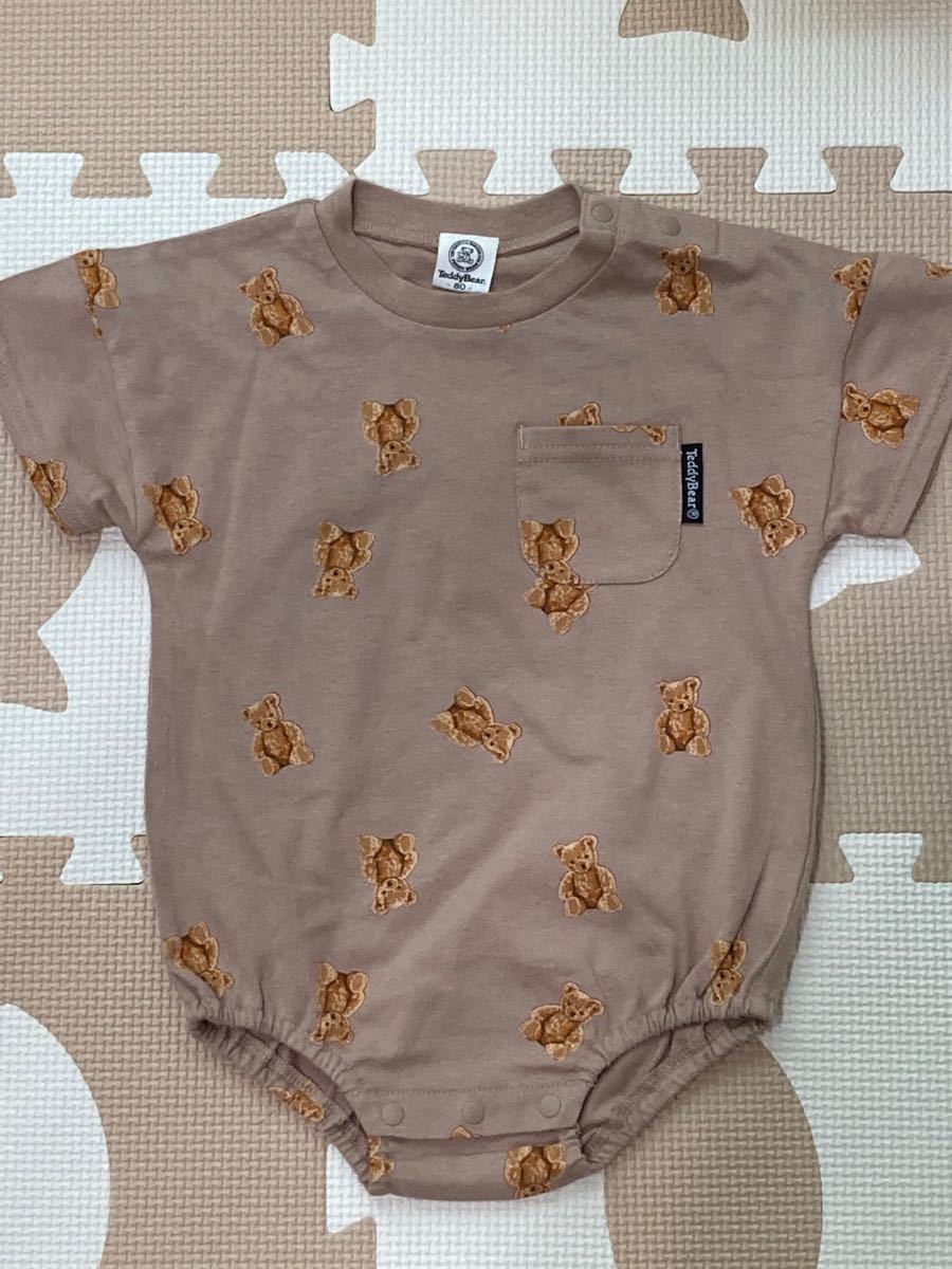 Paypayフリマ バースデイ Teddy Bearクマ柄ロンパース80 Paypayフリマ バースデイ Teddy Bearクマ柄ロンパース80