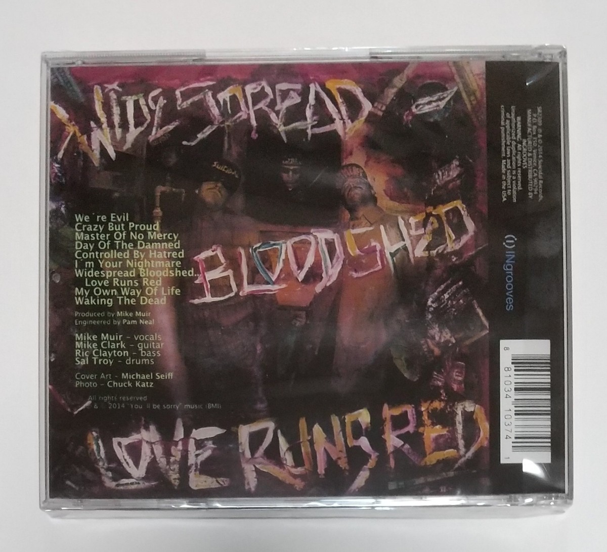 CD 輸入盤リプロ盤 ノーマーシー No Mercy Widespread Bloodshed Love Runs Red