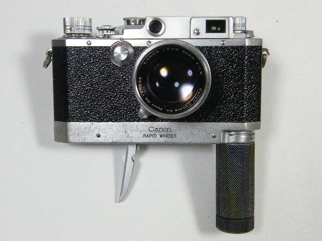 ◎ Canon キャノン II D-2型 + 50mm F1.8 + RAPID ワインダー レンジファインダー