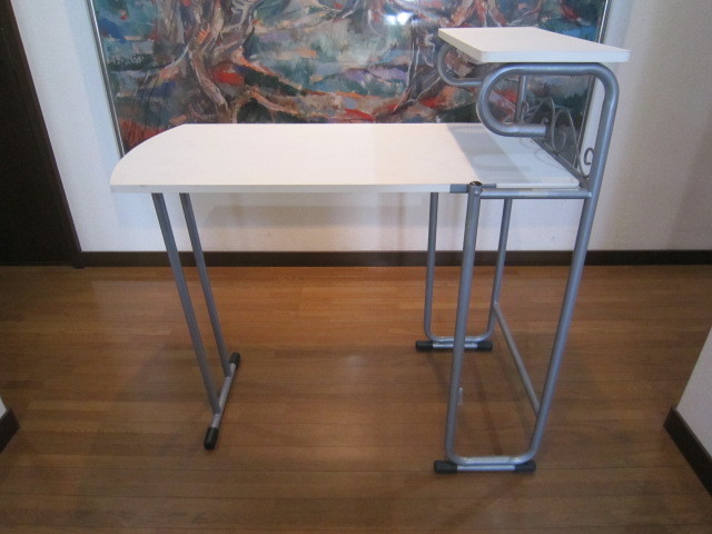 tere Work модный Wagon type складной высокий стол складной стол шкаф стол двусторонний использование возможность 