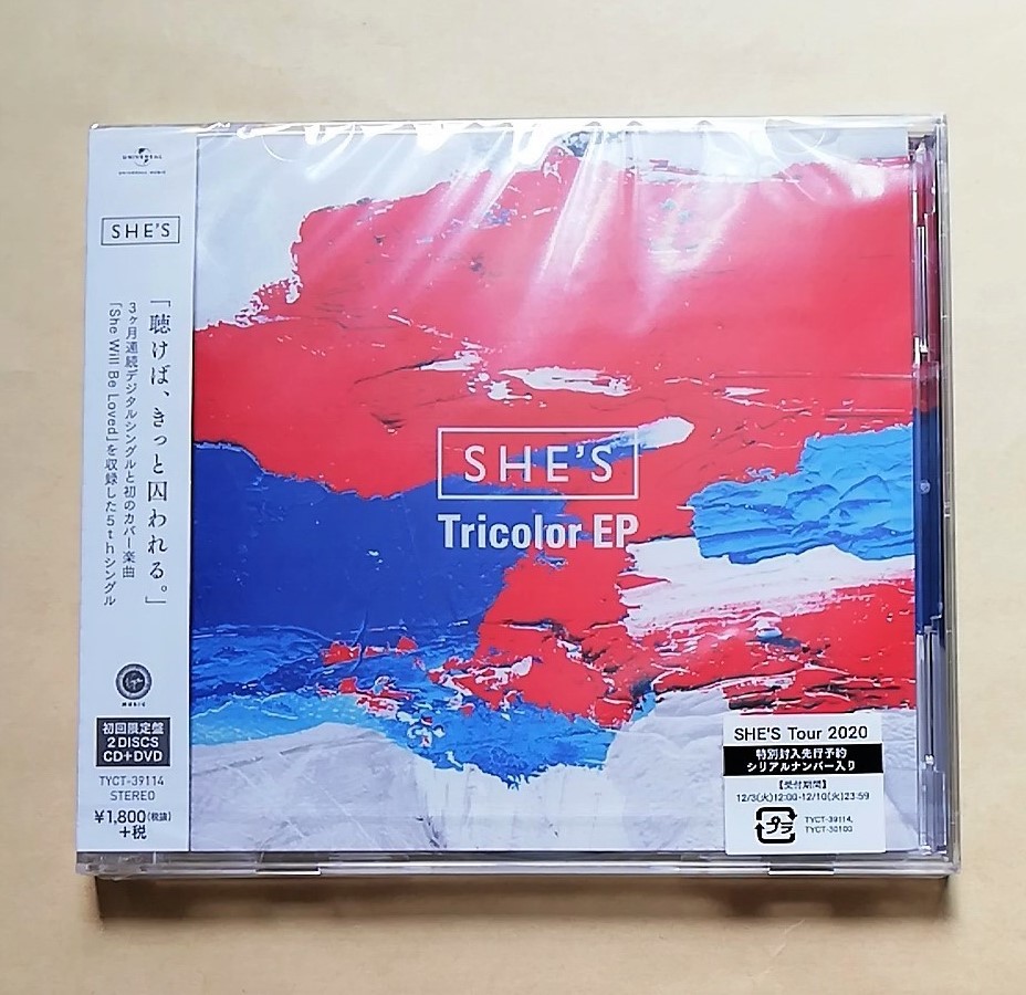 5年保証』 【新品未開封】 EP(初回限定盤)(CD+DVD) Tricolor SHE'S - その他 - labelians.fr