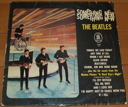 Beatles Something New German mono Odeon O83756　ビートルズ・サムシングニュー・モノラル・ドイツ盤