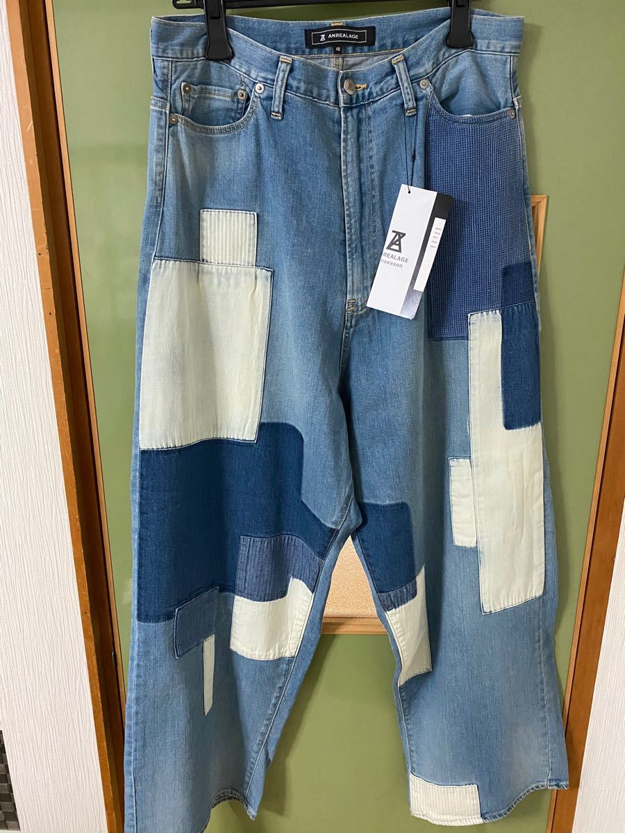 アンリアレイジ パッチワーク ワイドデニムパンツ aiko着用 アンリアレイジ パッチワーク ワイドデニムパンツ aiko着用