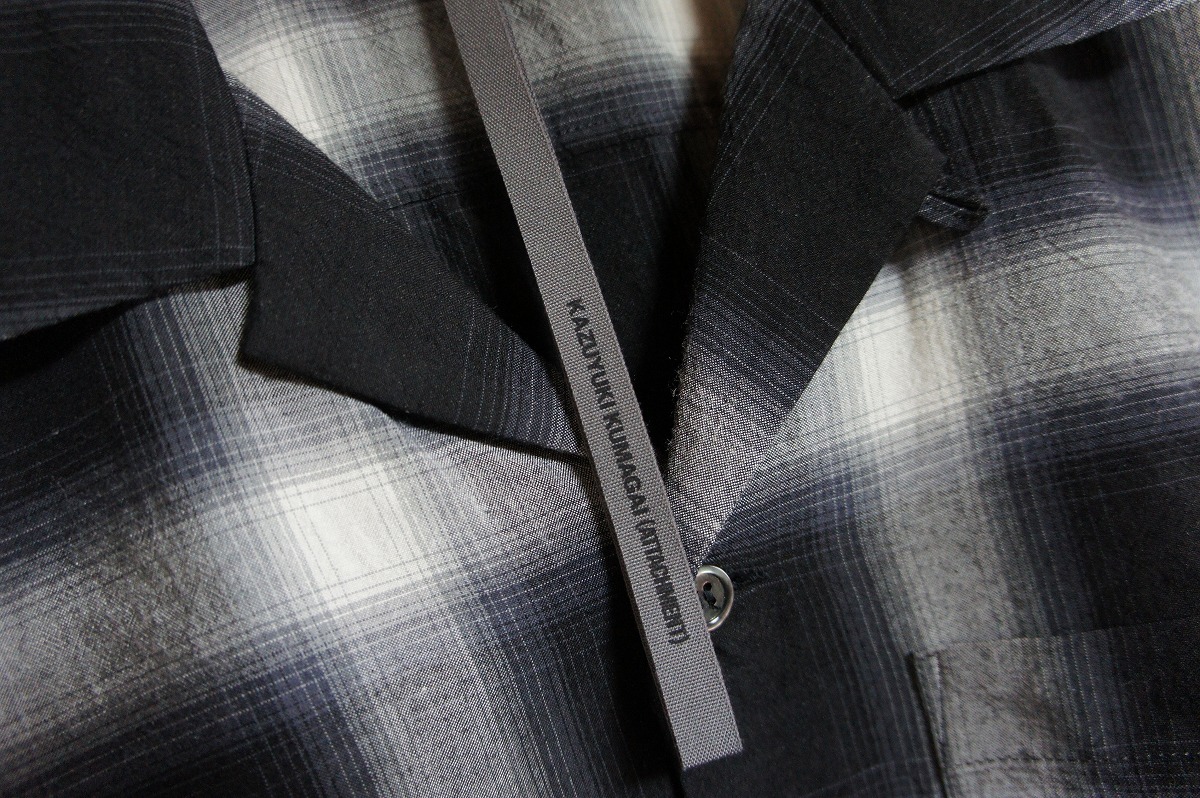年末のプロモーション特価! KUMAGAI KAZUYUKI 18ss オンブレチェック