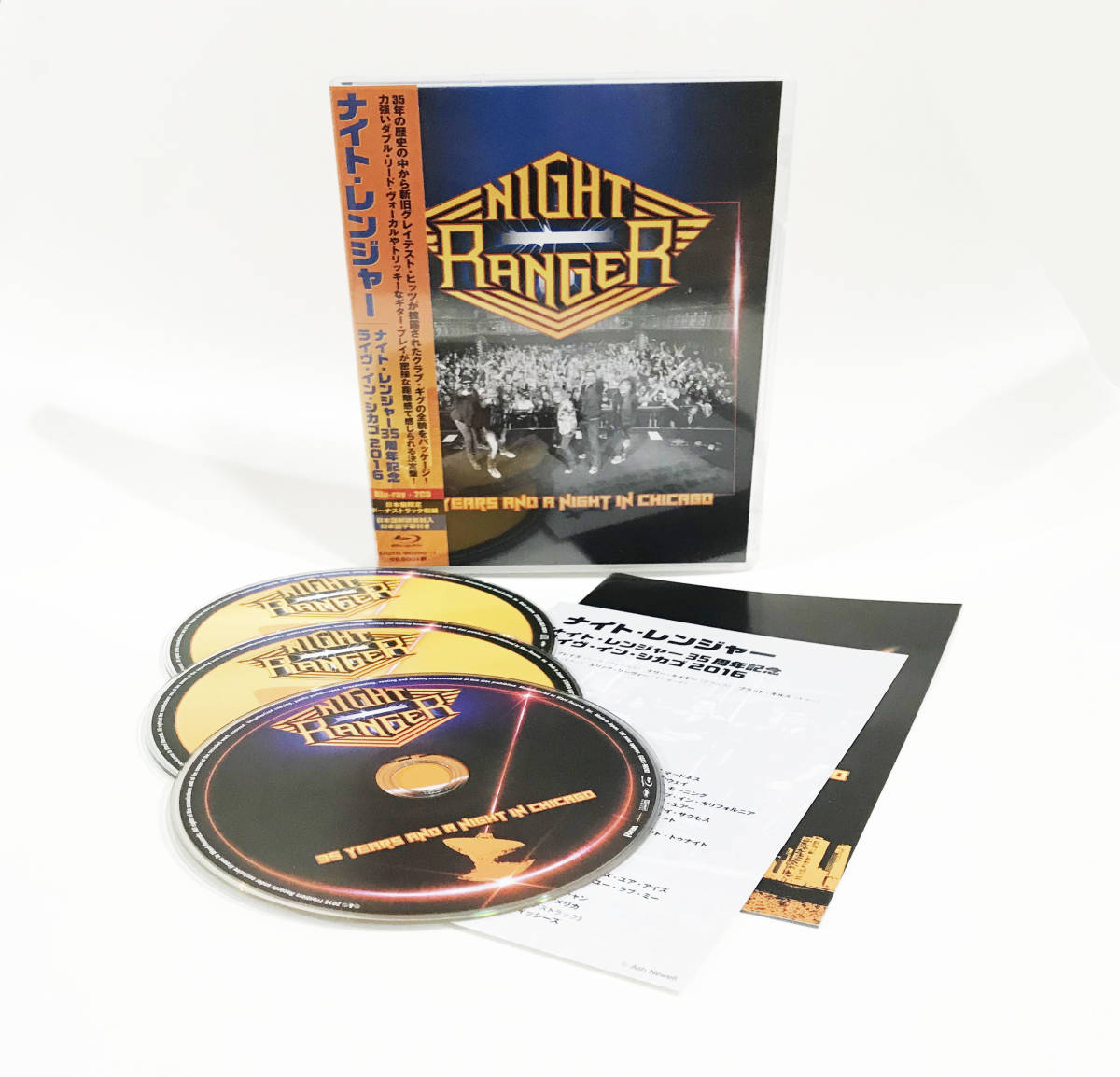 【送料無料！】Night Ranger ナイト・レンジャー Blu-ray+2CD「35 Years And A Night In Chicago」日本盤_画像1