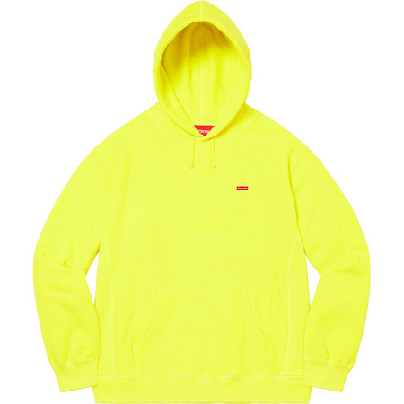 21ss supreme small box hooded sweatshirt Bright Yellow　Ｓ