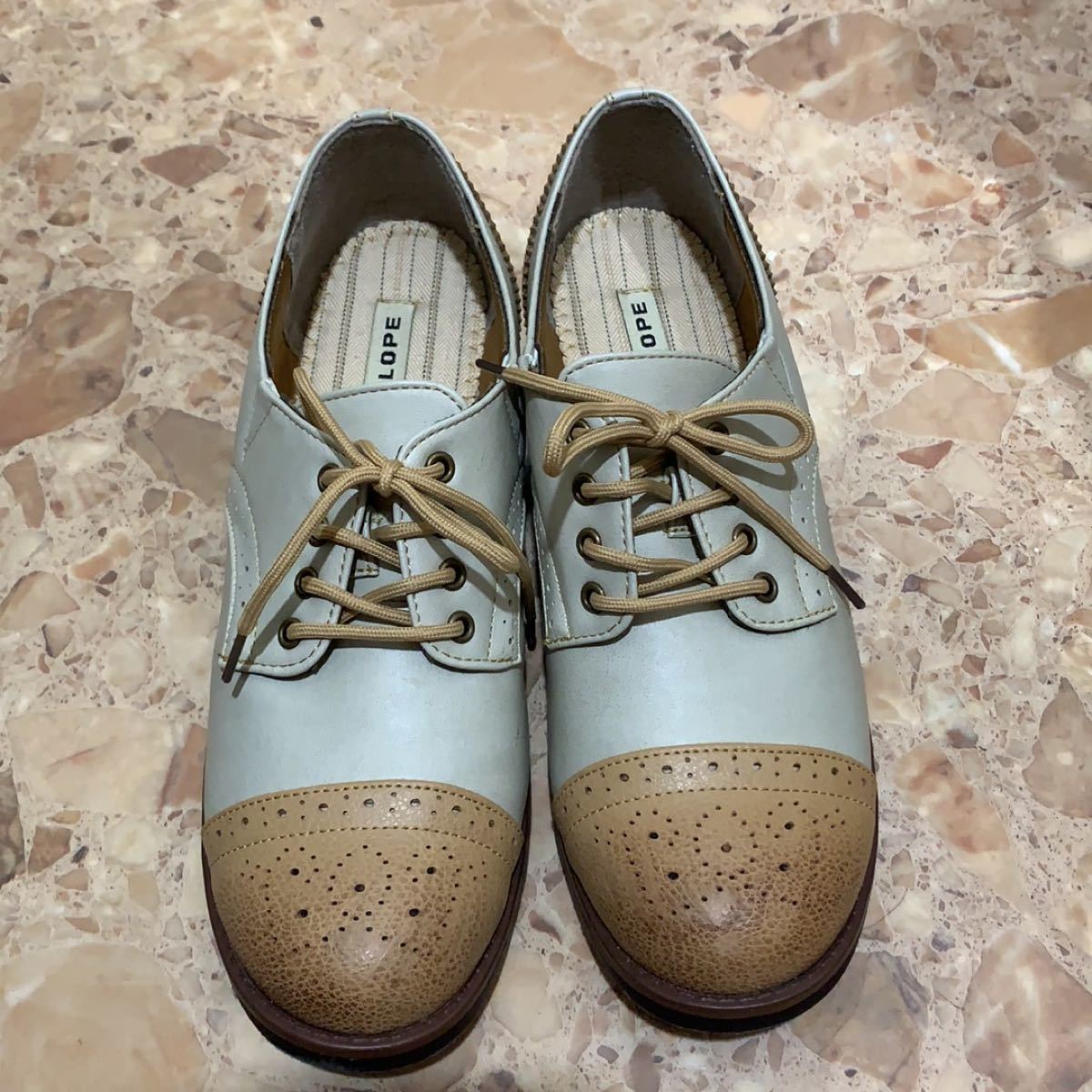 オックスフォード・シューズ シューズ 靴 レディース 紐靴 ほぼ未使用 美品 綺麗 量産 夢 Ateliers Penelope 