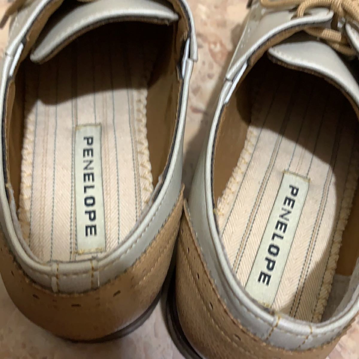 オックスフォード・シューズ シューズ 靴 レディース 紐靴 ほぼ未使用 美品 綺麗 量産 夢 Ateliers Penelope 