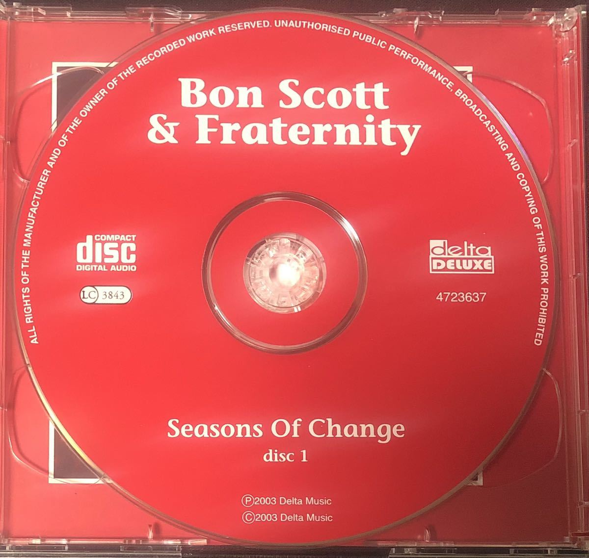 Bon Scott & Fraternity/ SEASONS OF CHANGE