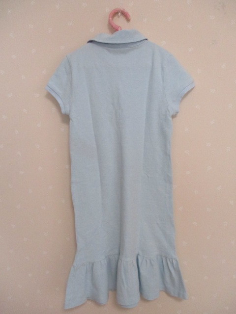 # Ralph Lauren # pretty short sleeves One-piece 120. light blue 10418