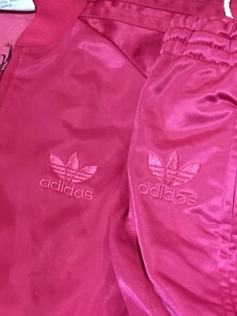  редкость Vintage 80s USA производства adidas atp джерси выставить верх и низ sho King Pink Lady -sL RUNDMC Old school Adidas 