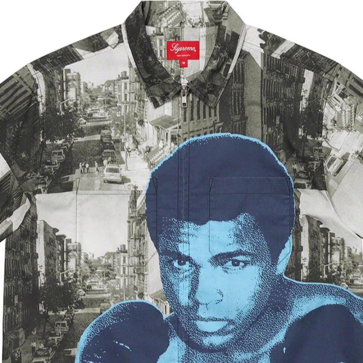 supreme Muhammad Ali zip up s/s シュプリーム　&モハメドアリ SHIRT Small