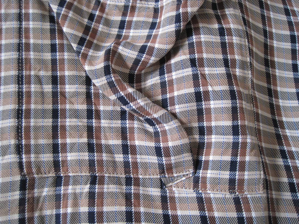 Name. ネーム レーヨンオープンカラーシャツ ワイドシルエット 0　19AW_胸ポケットが畳んで縫われているデザイン