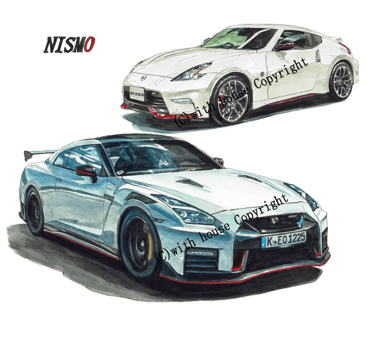 Paypayフリマ Nc 1105フェアレディz Z34 Gt R Nc 1106 Z Z34 Gt R限定版画300部 直筆サイン有 額装済 作家 平右ヱ門 希望ナンバーをお選びください