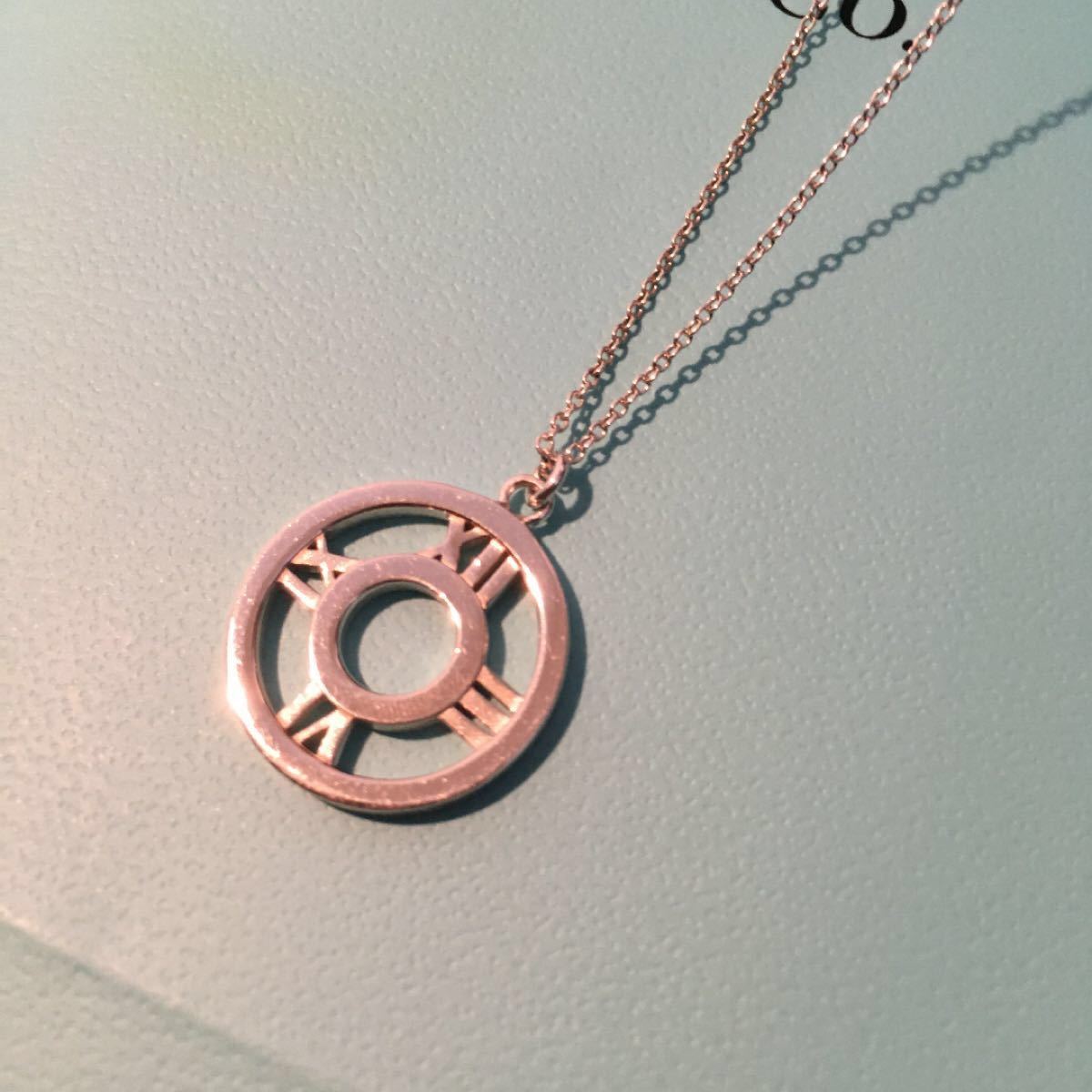 チェーン補強済ティファニー希少Tiffany廃盤アトラスメダリオン チェーン補強済ティファニー希少Tiffany廃盤アトラスメダリオン