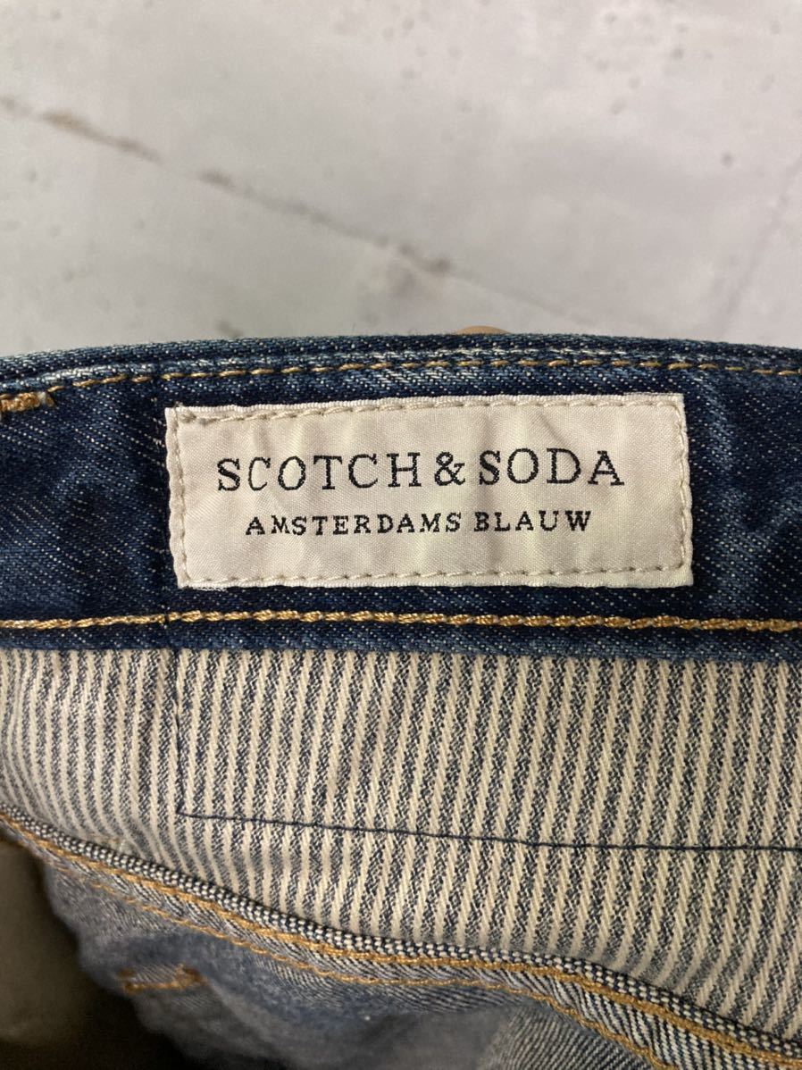 SCOTCH＆SODA ダメージ加工テーパードデニム！パキスタン製！