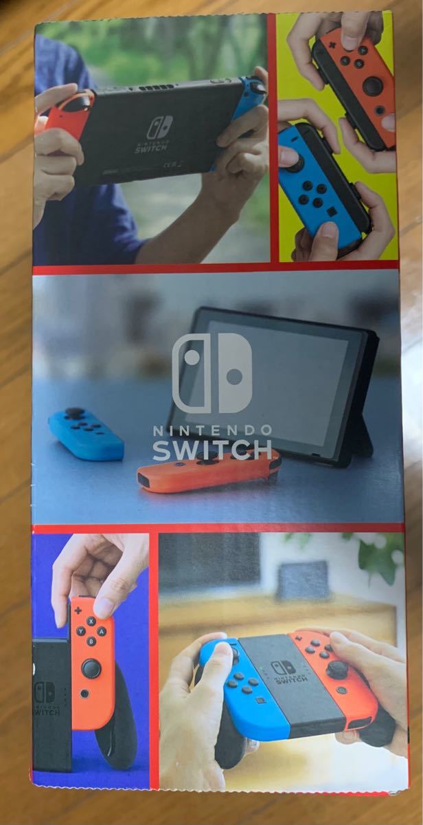 【店舗印あり】任天堂スイッチ Nintendo Switch 本体ネオンブルーネオンレッド新型