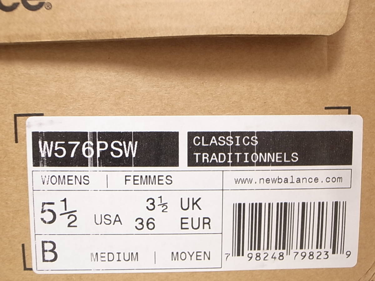キナリ・ベージュ ポールスミス別注UK製W576PSW 22.5cm新品カンガルー